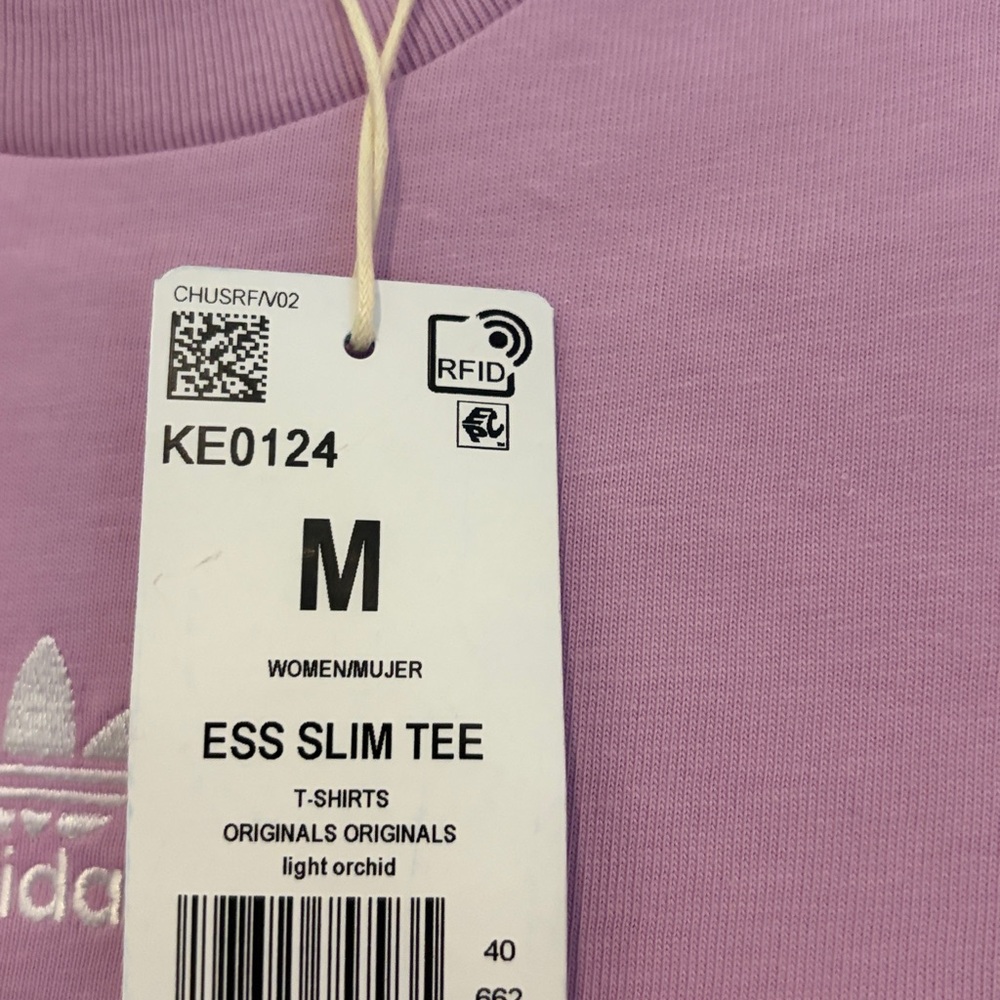 Adidas Originals Women's essential cotton t-shirt new with tags size medium - Picture 3 of 3